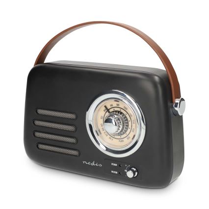 FM retro rádio 3W/5V 1500 mAh