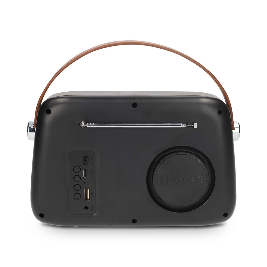 FM retro rádio 3W/5V 1500 mAh