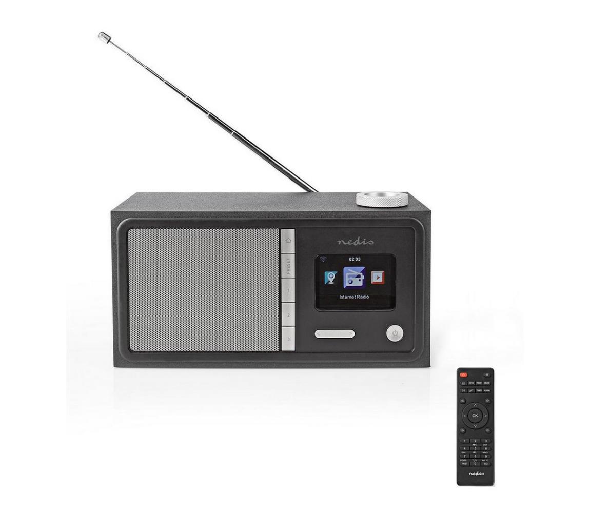 Nedis Nedis RDIN3000BK - Multifunkční internetové rádio 18W/230V FM Wi-Fi Bluetooth+DO NE0301