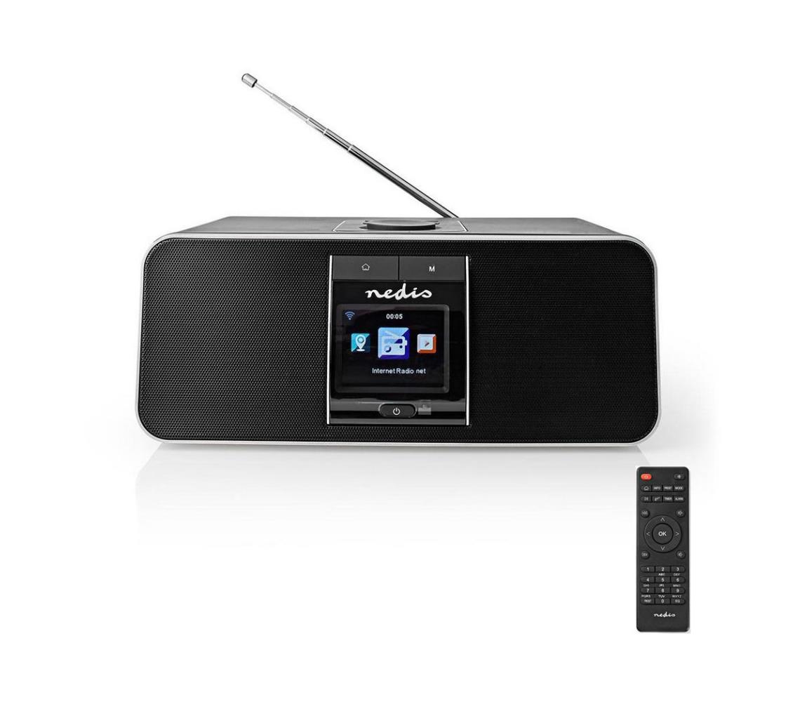 Nedis Nedis RDIN5005BK-Multifunkční internetové rádio 42W/230V Wi-Fi Bluetooth USB+DO NE0300