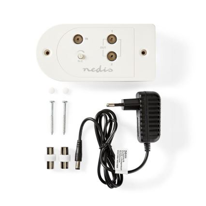 Zesilovač CATV 12V/250mA/2xIEC 25dB