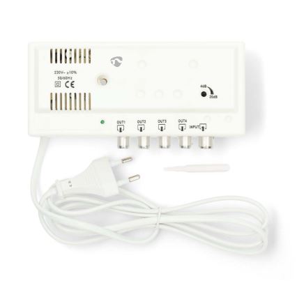 4pásmový anténní zesilovač 230V