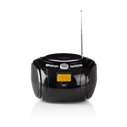 Bluetooth hudební přehrávač 9W/CD/FM/USB/Aux