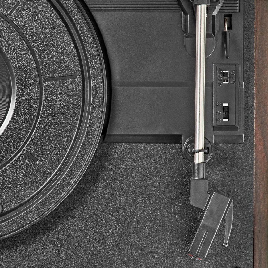Gramofon s počítačovým převodem 2x9W + kryt proti prachu