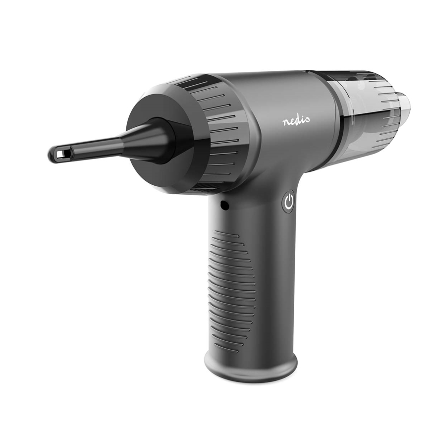Dobíjecí ruční vysavač 2v1 90W/6000 mAh šedá/černá