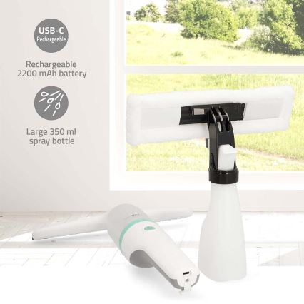 Nabíjecí okenní vysavač 12W/2200 mAh