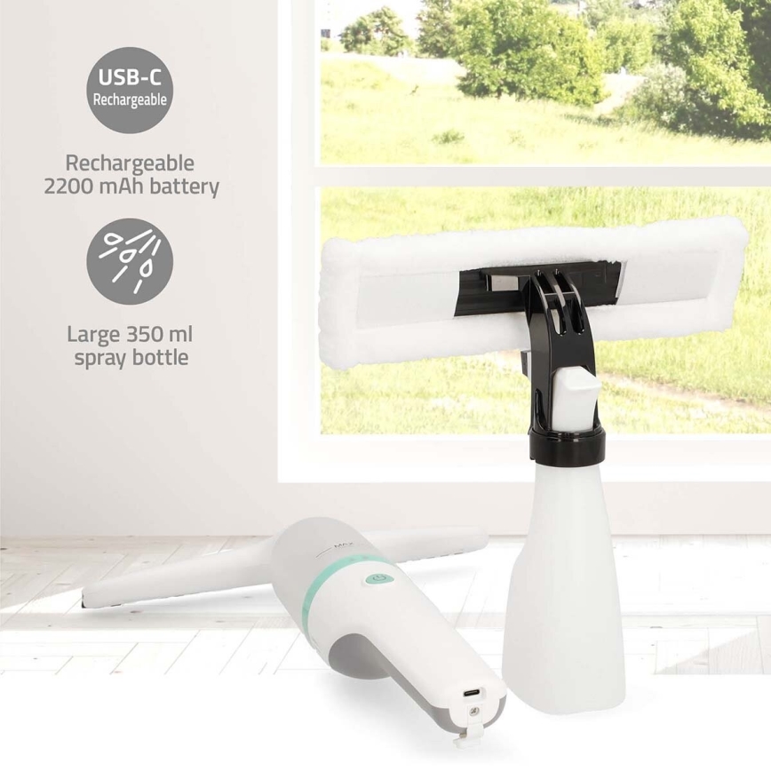 Nabíjecí okenní vysavač 12W/2200 mAh