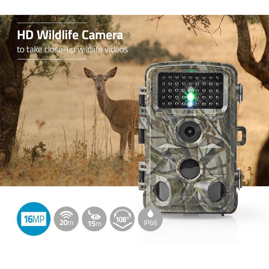 Fotopast se senzorem 24MP Full HD 8xAA IP66