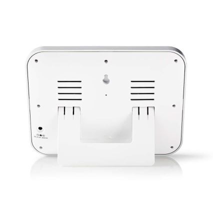 Meteostanice s barevným LCD displejem 230V/3xAAA + 2xAA bílá