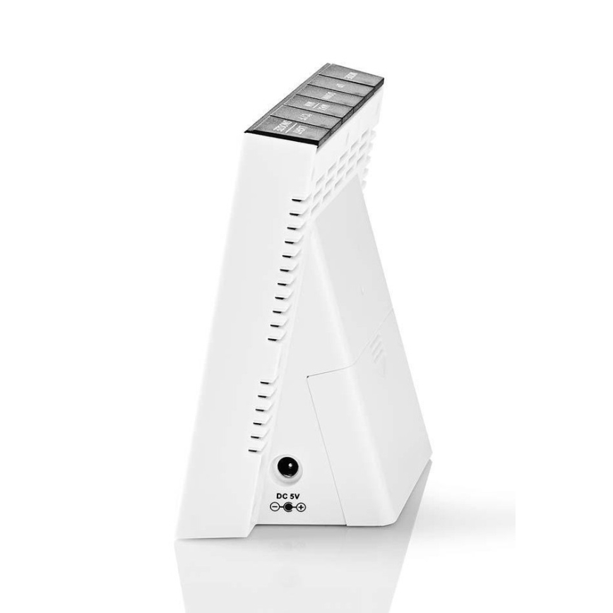 Meteostanice s barevným LCD displejem 230V/3xAAA + 2xAA černá