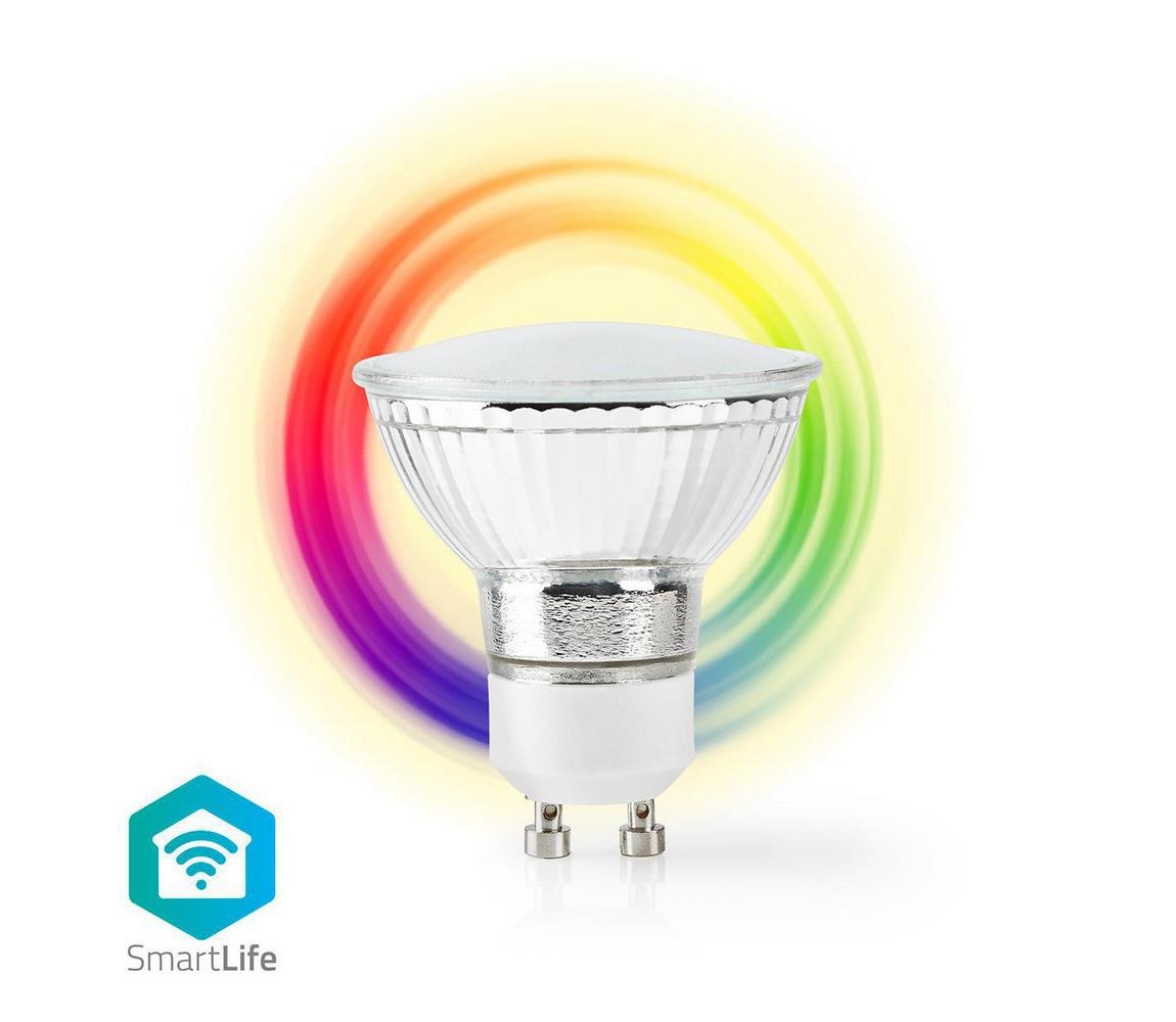 Nedis Nedis Wi-FiLC10CRGU10 − LED RGB Stmívatelná chytrá žárovka GU10/5W/230V 2700K NE0055