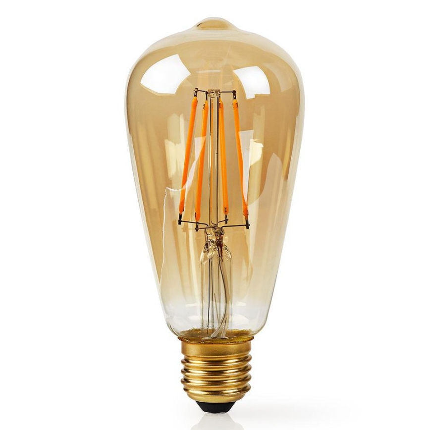 LED Stmívatelná chytrá žárovka VINTAGE ST64 E27/5W/230V 2200K