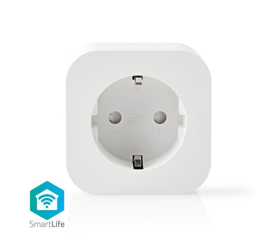 Nedis Nedis Wi-FiP130FWT − Chytrá zásuvka 2500W/230V/Schuko Typ F/10A Wi-Fi NE0083