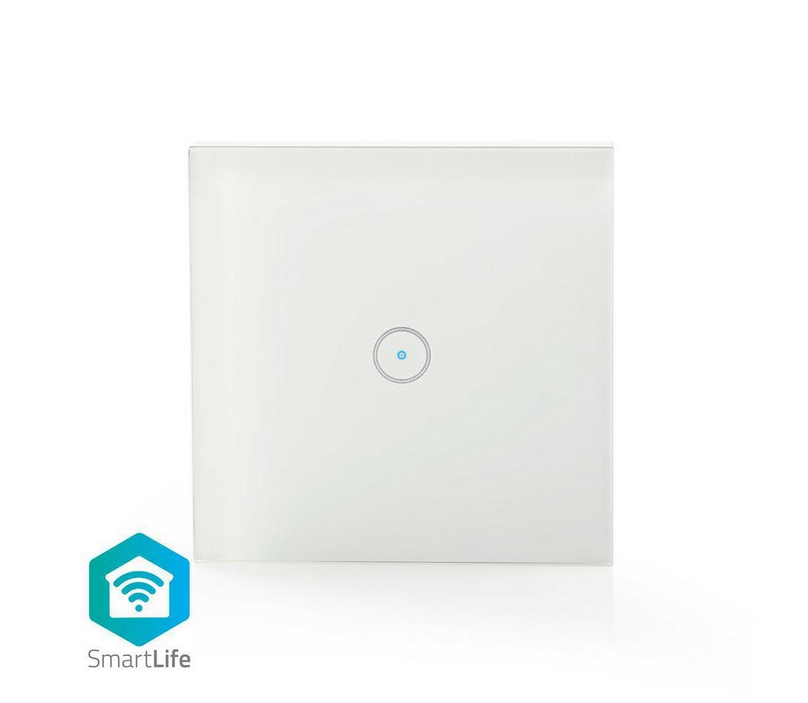 Nedis Nedis Wi-FiWS10WT − Chytrý Wi-Fi spínač osvětlení 300W/100-240V jednoduchý NE0059