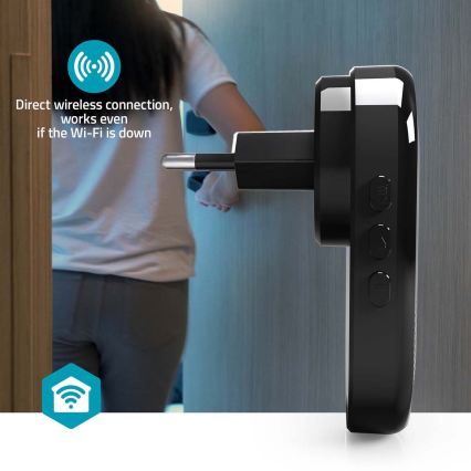 Gong ke zvonku SmartLife Wi-Fi černá