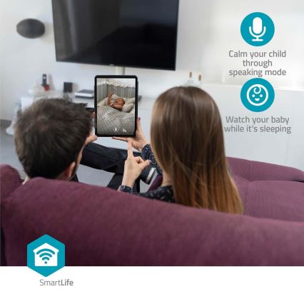 Chytrá kamera Smartlife 5V 3MP Full HD 1296p Wi-Fi