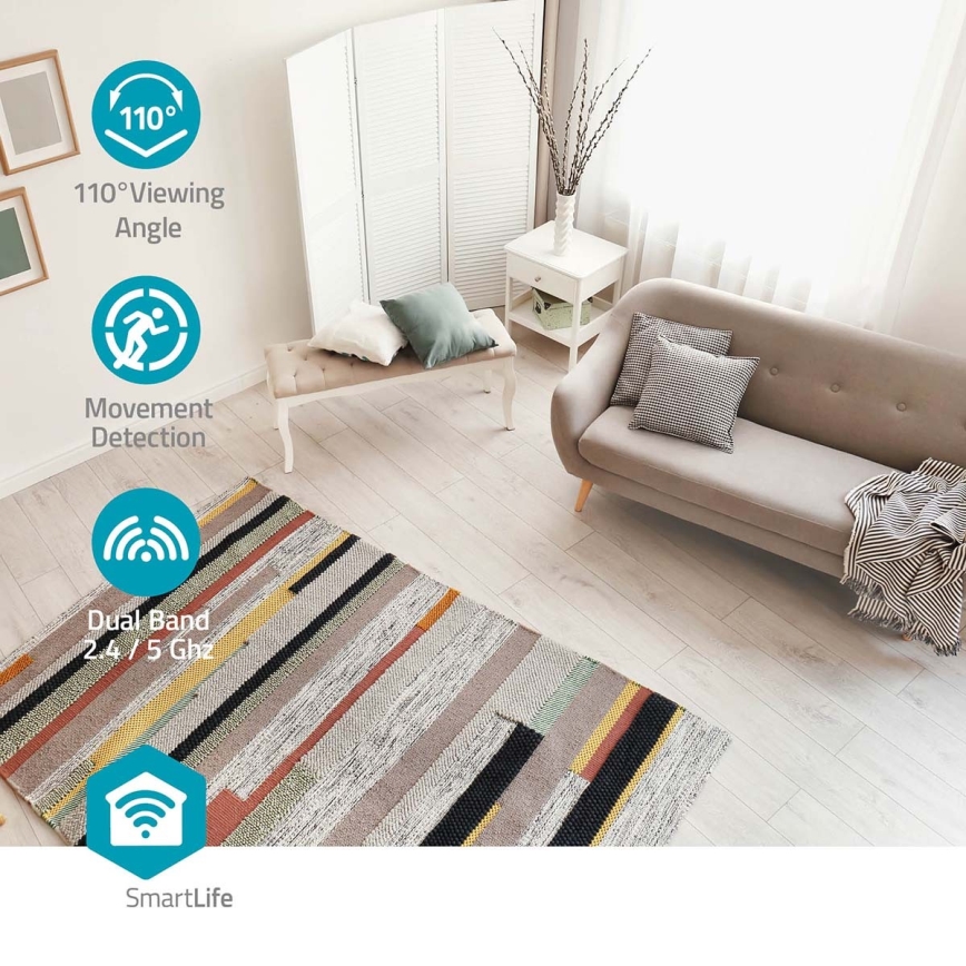 Chytrá kamera Smartlife 5V 3MP Full HD 1296p Wi-Fi