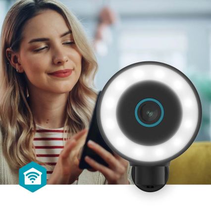 Chytrá venkovní kamera SmartLife 5V 4K 8MP 3840x2160p IP65 Wi-Fi Tuya