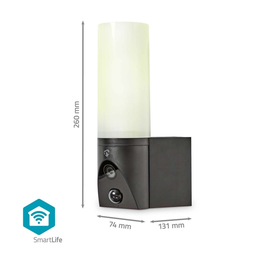 Chytrá venkovní kamera SmartLife Full HD 1080p s LED osvětlením Wi-Fi Tuya IP65
