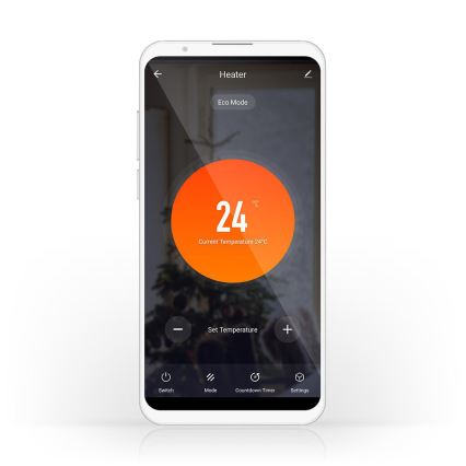 Elektrický přímotop/konvektor 2000W/230V Wi-Fi IP24 termostat