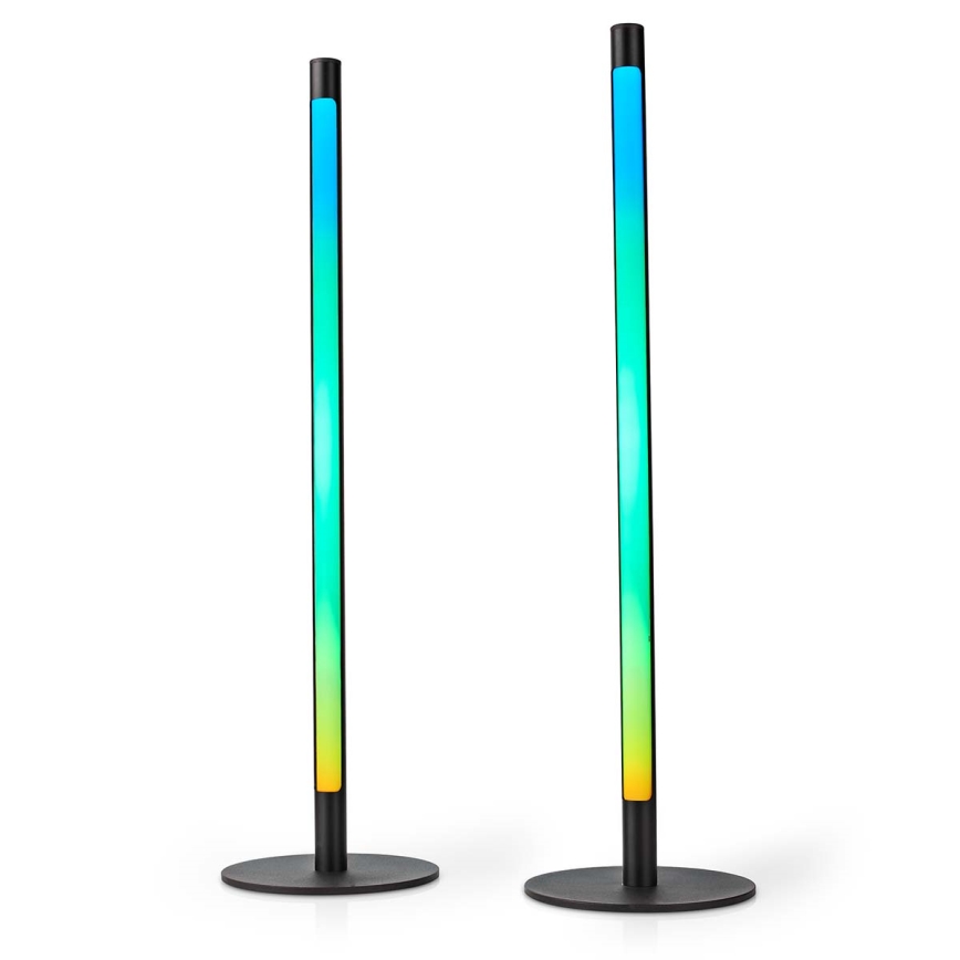 SADA 2x LED RGBIC Stmívatelná stolní lampa SmartLife LED/36W/230V 55 cm 2700-6500K Wi-Fi Tuya + dálkové ovládání