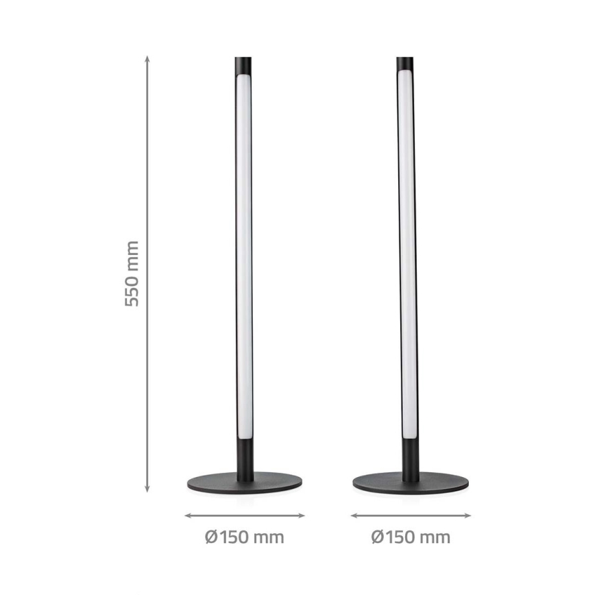 SADA 2x LED RGBIC Stmívatelná stolní lampa SmartLife LED/36W/230V 55 cm 2700-6500K Wi-Fi Tuya + dálkové ovládání