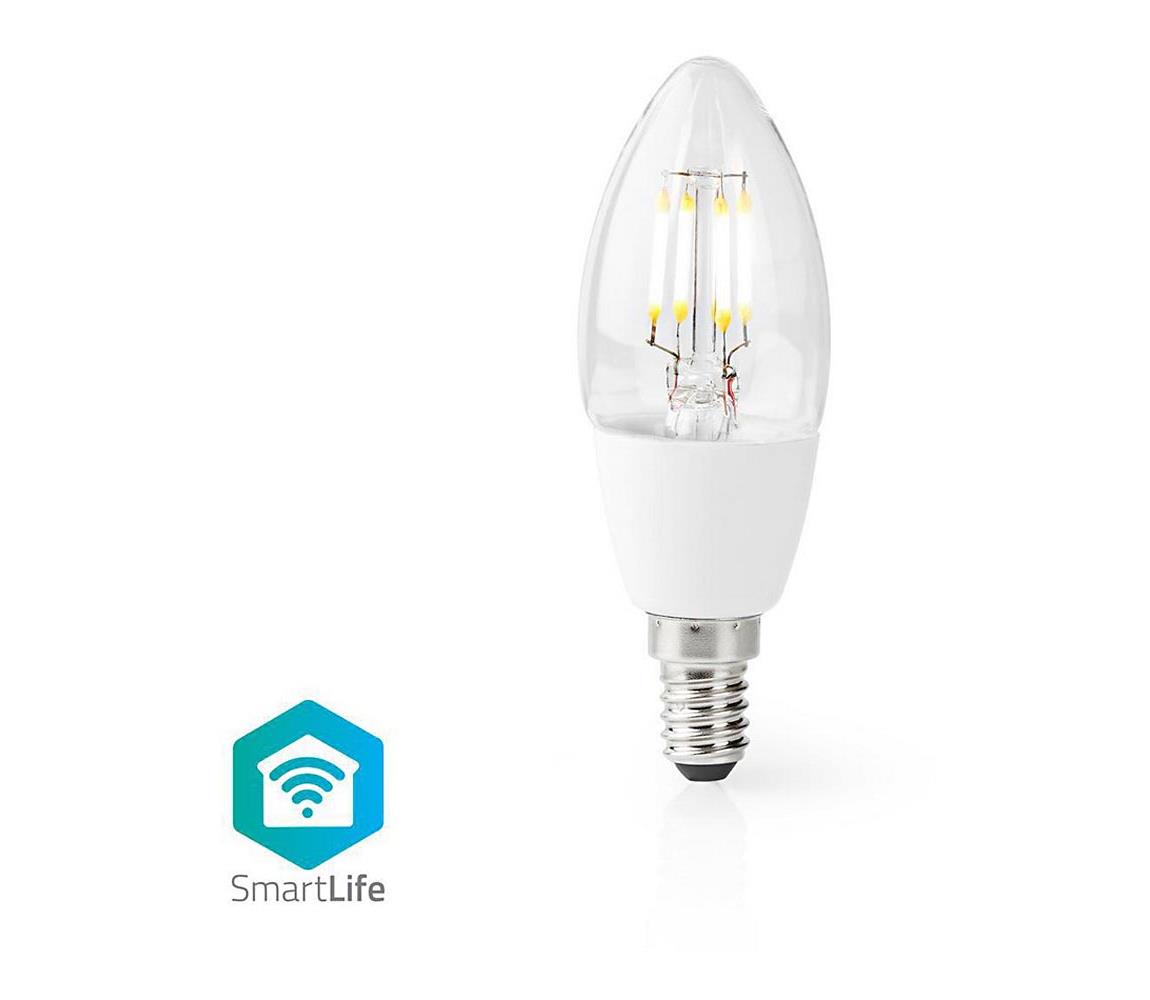 NEDIS Chytrá WiFi žárovka LED E14 5W bílá teplá WIFILF10WTC37 SMARTLIFE