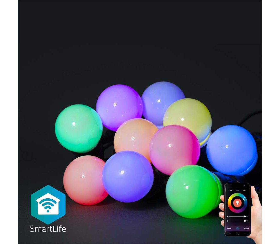 SmartLife Dekorativní LED NEDIS WIFILP03C10