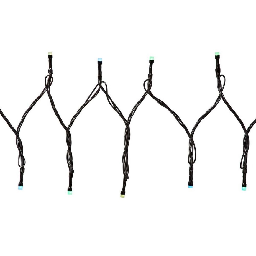 LED RGB  řetěz 168xLED/8 funkcí 23m IP44 Wi-Fi Tuya