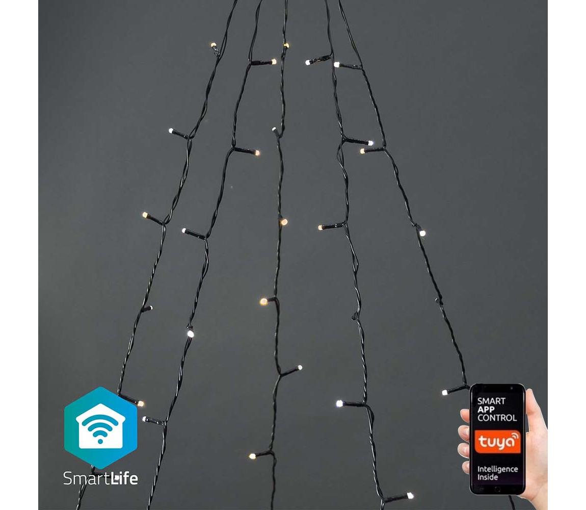 Smart LED vánoční řetěz  WIFILXT12W200 5x4m WiFi Tuya