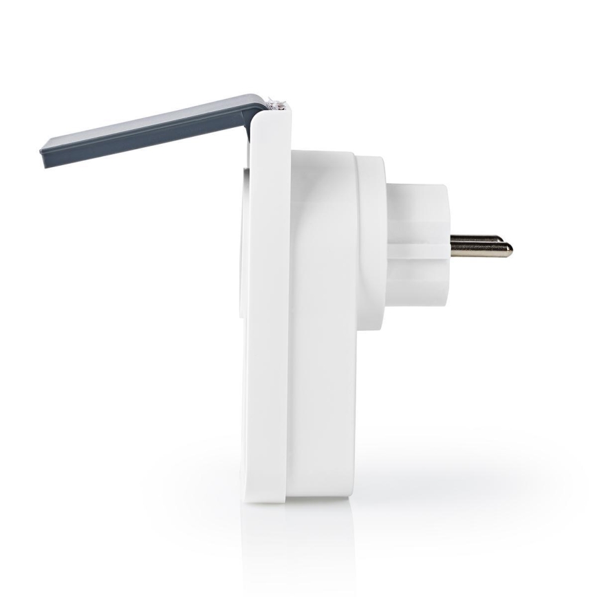 Chytrá venkovní zásuvka 3680W/230V/Typ F SCHUKO/16A Wi-Fi IP44