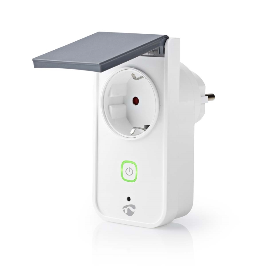 Chytrá venkovní zásuvka 3680W/230V/Typ F SCHUKO/16A Wi-Fi IP44