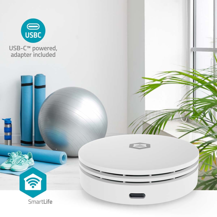 Chytrý monitor kvality ovzduší SmartLife Wi-Fi Tuya