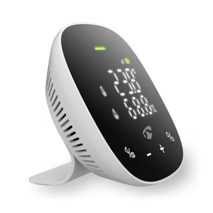 Chytrý monitor kvality ovzduší s LED displejem SmartLife Wi-Fi