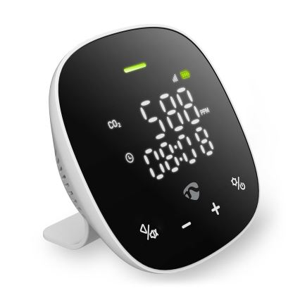 Chytrý monitor kvality ovzduší s LED displejem SmartLife Wi-Fi