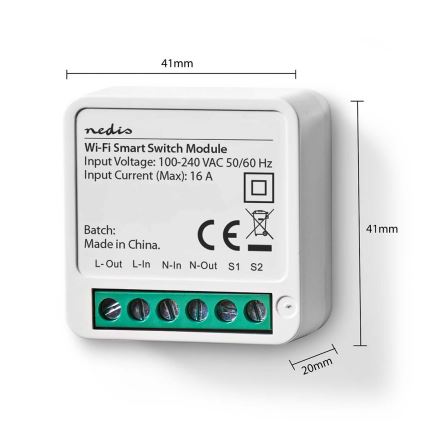 Chytrý spínač SmartLife Wi-Fi 230V