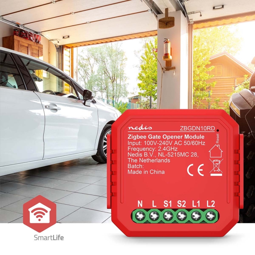 Chytrý spínač garážových vrat SmartLife Zigbee Tuya
