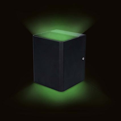 LED RGBW Stmívatelné venkovní nástěnné svítidlo SmartLife LED/12W/230V IP65 Wi-Fi Tuya černá