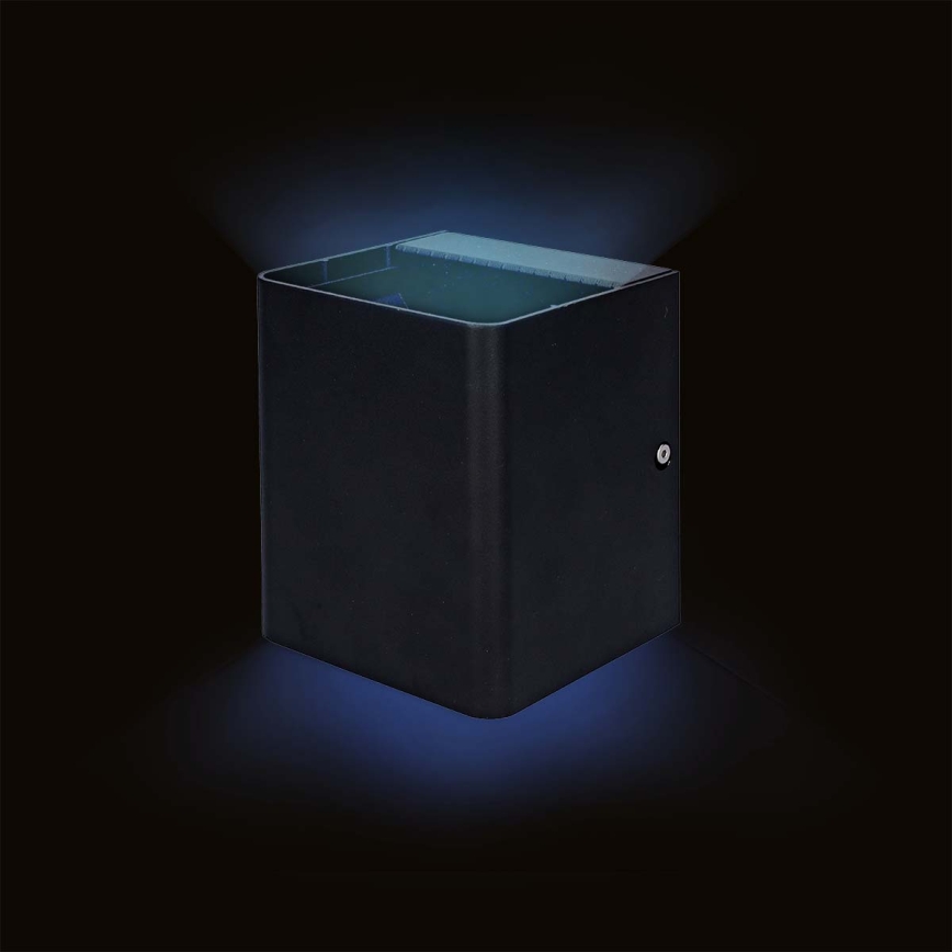 LED RGBW Stmívatelné venkovní nástěnné svítidlo SmartLife LED/12W/230V IP65 Wi-Fi Tuya černá