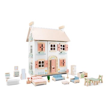 New Classic Toys - Dřevěný domeček pro panenky
