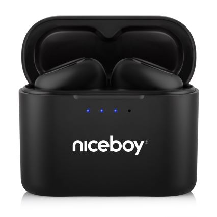 Niceboy HIVE Podsie 4 - Bezdrátová sluchátka IP54 černá
