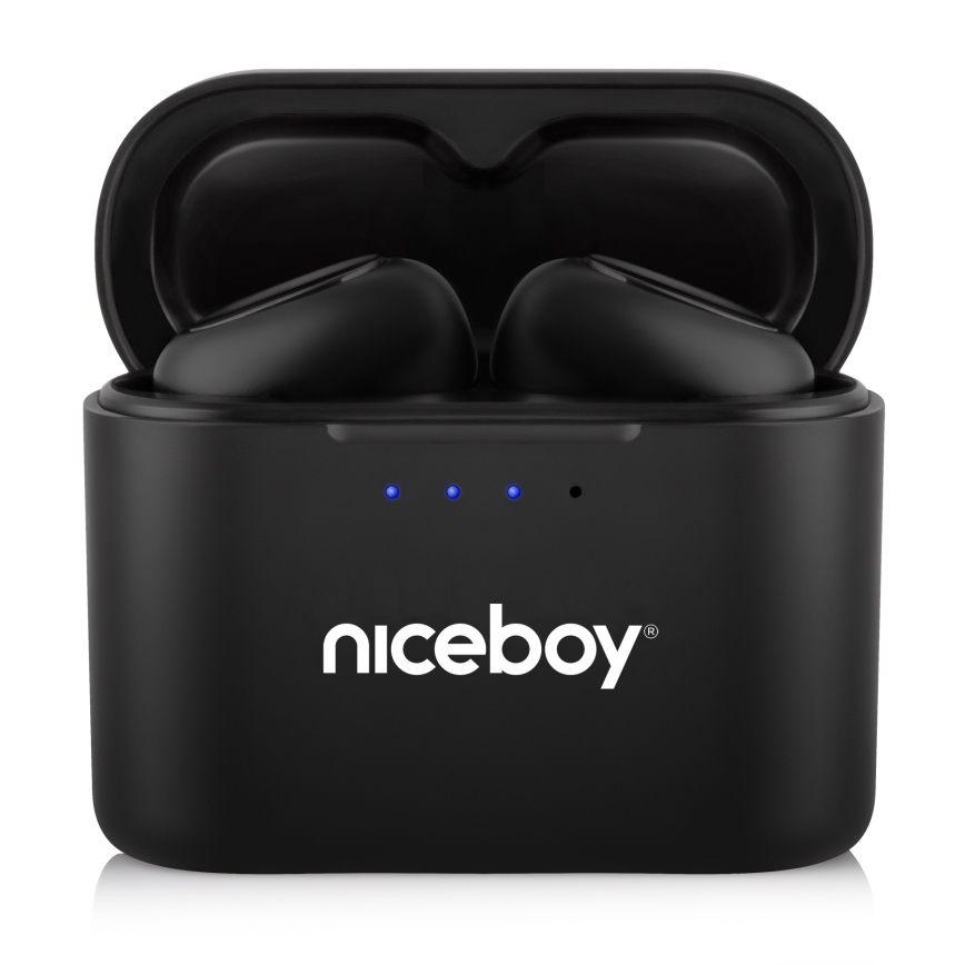 Niceboy HIVE Podsie 4 - Bezdrátová sluchátka IP54 černá