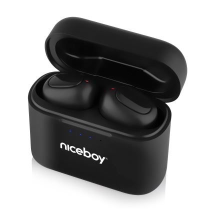 Niceboy HIVE Podsie 4 - Bezdrátová sluchátka IP54 černá