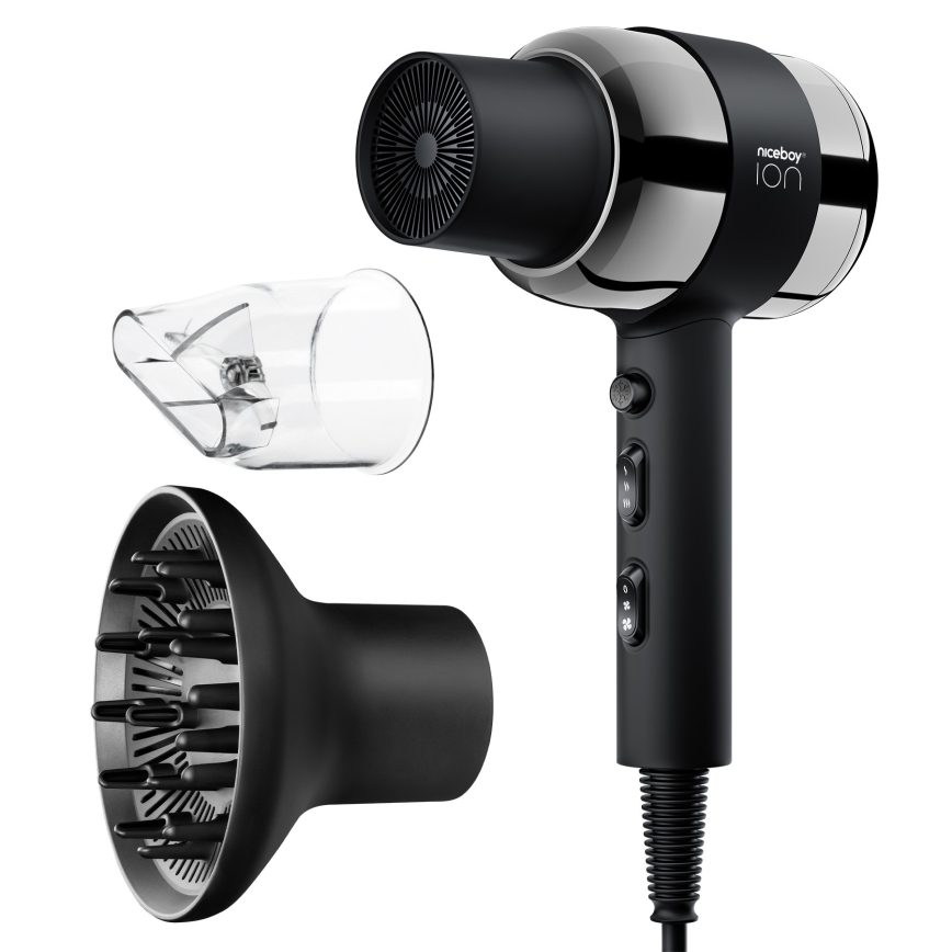 Niceboy ION AirSonic PRO - Fén 2200W/230V černá