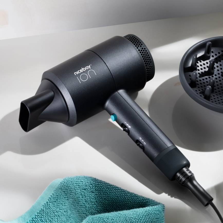 Niceboy ION AirSonic STAR - Fén 2100W/230V černá
