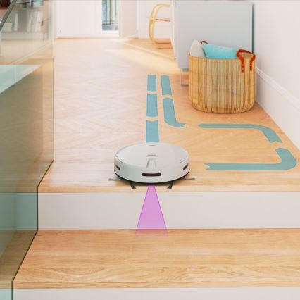 Niceboy ION Charles i4 - Chytrý robotický vysavač 2v1 4400 mAh Wi-Fi bílá + dálkové ovládání