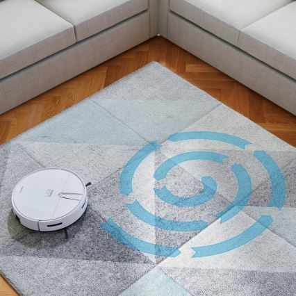 Niceboy ION Charles i4 - Chytrý robotický vysavač 2v1 4400 mAh Wi-Fi bílá + dálkové ovládání