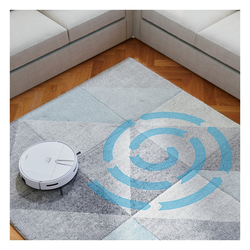 Niceboy ION Charles i4 - Chytrý robotický vysavač 2v1 4400 mAh Wi-Fi bílá + dálkové ovládání