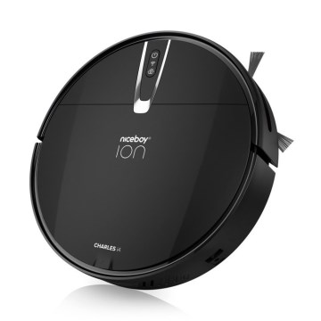 Niceboy ION Charles i4 - Chytrý robotický vysavač 2v1 4400 mAh Wi-Fi černá + dálkové ovládání