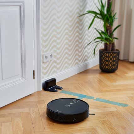 Niceboy ION Charles i4 - Chytrý robotický vysavač 2v1 4400 mAh Wi-Fi černá + dálkové ovládání